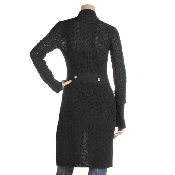 IISLI Crochet Cardigan With Swarovski Buttons - Picture 3 of 10